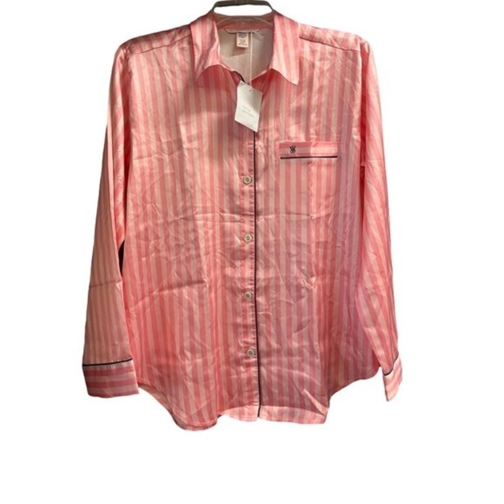 Victoria Secret Long Sleeve Pinstripe Pajama Top